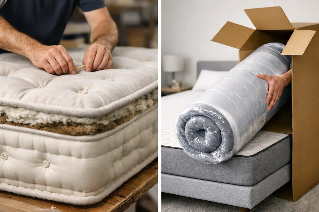Handcrafted Mattress vs Bed in a Box