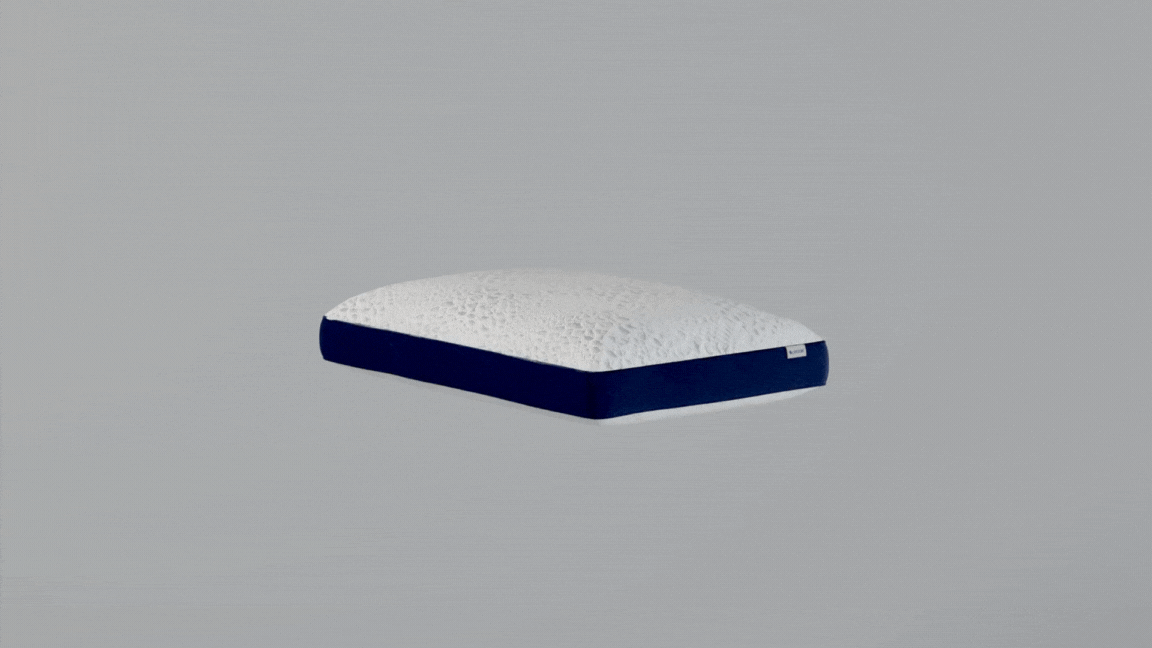 Pebble Elevate pillow demonstrating adjustable layer system for personalized height and support