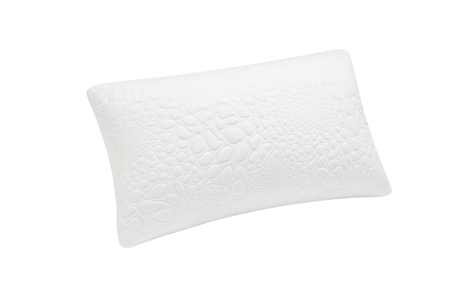 The Pebble Essential pillow with memory foam and down alternative construction for premium sleep comfort