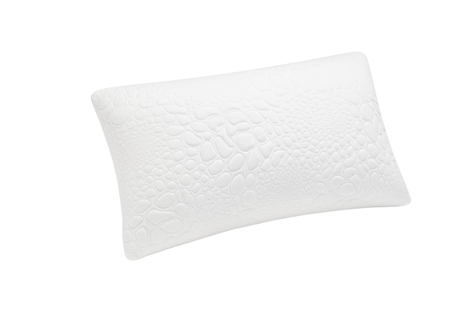 The Pebble Essential pillow with memory foam and down alternative construction for premium sleep comfort